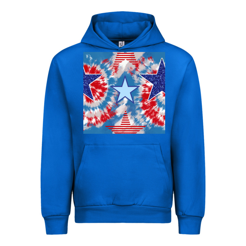 Patriotic Tie Dye Stars Urban Hoodie by BundleAndBundleShop | Teevron