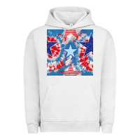 Pigment Lunar Rock patriotic tie dye stars Urban Hoodie - BundleAndBundleShop