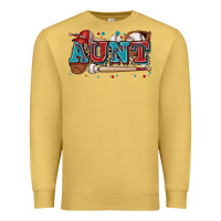 Antique Gold aunt baseball Premium Sweatshirt - Zillion Design Studio