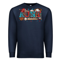 Navy aunt baseball Premium Sweatshirt - Zillion Design Studio