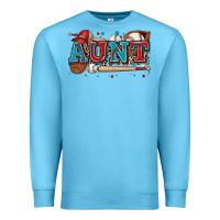 Ocean Blue aunt baseball Premium Sweatshirt - Zillion Design Studio