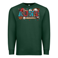 Sports Green aunt baseball Premium Sweatshirt - Zillion Design Studio