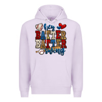 Lilac hey batter batter swing baseball Premium Hoodie - Jasminsmagicworld