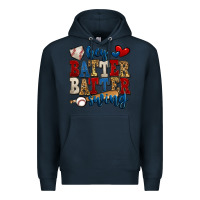 Navy hey batter batter swing baseball Premium Hoodie - Jasminsmagicworld