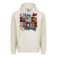 Oatmeal Heather hey batter batter swing baseball Premium Hoodie - Jasminsmagicworld