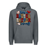Rock hey batter batter swing baseball Premium Hoodie - Jasminsmagicworld