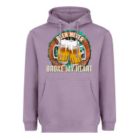 Lavender beer never broke my heart Heavyweight Hoodie - texasbilliewilder