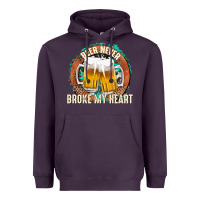 Plum beer never broke my heart Heavyweight Hoodie - texasbilliewilder