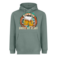 Sage beer never broke my heart Heavyweight Hoodie - texasbilliewilder