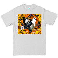 Dove Grey panda halloween Premium Tee - LillyAllenDesigns