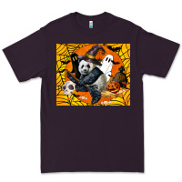 Plum panda halloween Premium Tee - LillyAllenDesigns