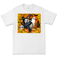 White panda halloween Premium Tee - LillyAllenDesigns