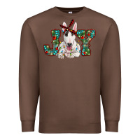 Chestnut Christmas joy bull terrier Premium Sweatshirt - RanaPortraitStore