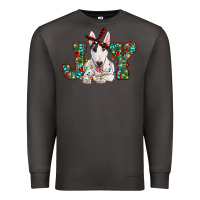 Smoke Christmas joy bull terrier Premium Sweatshirt - RanaPortraitStore