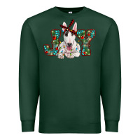 Sports Green Christmas joy bull terrier Premium Sweatshirt - RanaPortraitStore