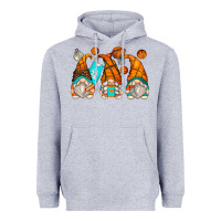Heather Grey basketball gnomes Heavyweight Hoodie - Zillion Design Studio
