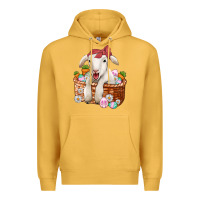 Mustard easter lamb Premium Hoodie - Jasminsmagicworld