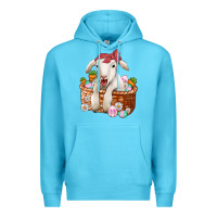 Ocean Blue easter lamb Premium Hoodie - Jasminsmagicworld