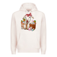 Pale Pink easter lamb Premium Hoodie - Jasminsmagicworld