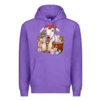 Purple easter lamb Premium Hoodie - Jasminsmagicworld