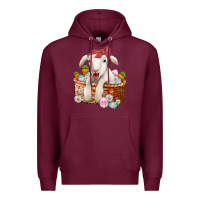 Burgundy easter lamb Premium Hoodie - Jasminsmagicworld