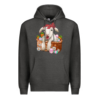 Charcoal Heather easter lamb Premium Hoodie - Jasminsmagicworld
