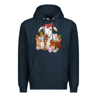 Navy easter lamb Premium Hoodie - Jasminsmagicworld