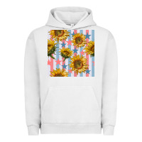 Pigment Lunar Rock patriotic sunflowers stripes and stars seamless patrern Urban Hoodie - BundleAndBundleShop