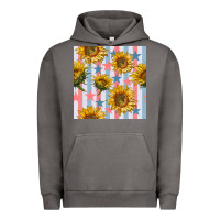 Pigment Tornado patriotic sunflowers stripes and stars seamless patrern Urban Hoodie - BundleAndBundleShop