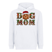 White Christmas Toy Poodle Dog Mom Heavyweight Hoodie - RanaPortraitStore