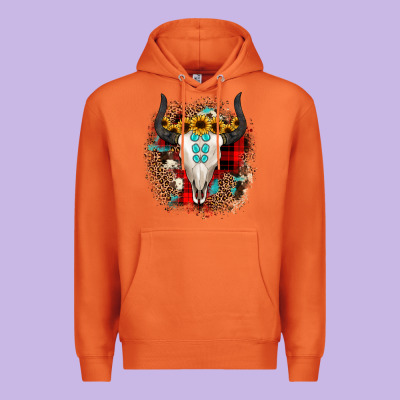 Bullskull Christmas Premium Hoodie Designed By Jahusdesignshop