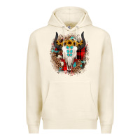 Tofu bullskull christmas Premium Hoodie - JahusDesignShop
