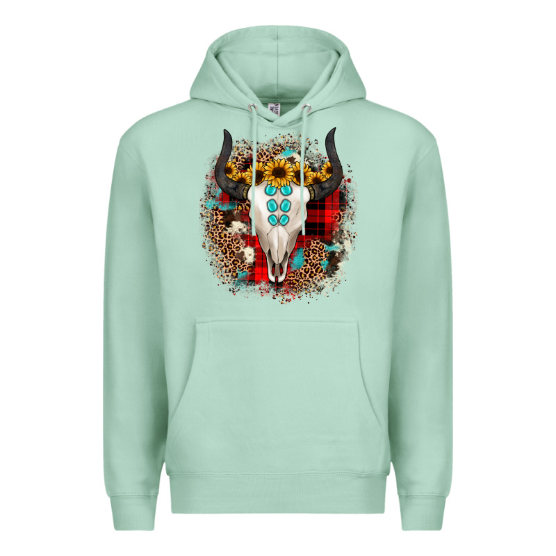 Bullskull Christmas Premium Hoodie by JahusDesignShop | Teevron
