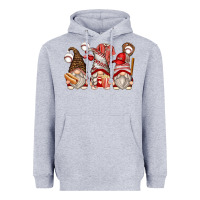 Heather Grey baseball gnomes Heavyweight Hoodie - Zillion Design Studio