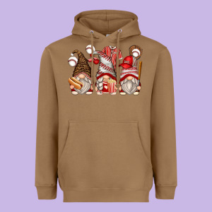 Baseball Gnomes Heavyweight Hoodie Designed By Zillion Design Studio