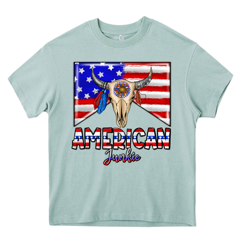 American Junkie Heavy Core Tee by CowhideDigitalArt | Teevron