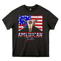 Asphalt American junkie Heavy Core Tee - CowhideDigitalArt