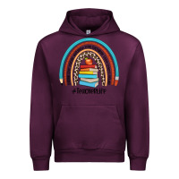 Mauve Wine #teacherlife Urban Hoodie - JahusDesignShop