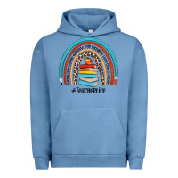 Pigment Pebble Blue #teacherlife Urban Hoodie - JahusDesignShop