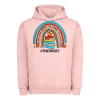 Pigment Salmon #teacherlife Urban Hoodie - JahusDesignShop