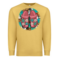 Antique Gold western crocin Premium Sweatshirt - texasbilliewilder