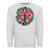 Dove Grey western crocin Premium Sweatshirt - texasbilliewilder