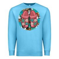 Ocean Blue western crocin Premium Sweatshirt - texasbilliewilder