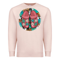 Pale Pink western crocin Premium Sweatshirt - texasbilliewilder