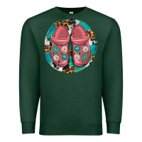Sports Green western crocin Premium Sweatshirt - texasbilliewilder