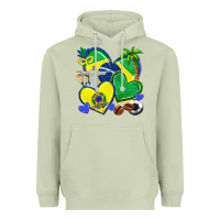 Matcha brazil hearts Heavyweight Hoodie - texasbilliewilder