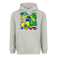 Moon Dust brazil hearts Heavyweight Hoodie - texasbilliewilder