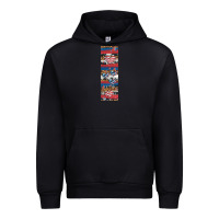 Black usa flag and western patterns  penwraps 1 Urban Hoodie - Artiststas