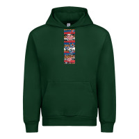 Forest Green usa flag and western patterns  penwraps 1 Urban Hoodie - Artiststas