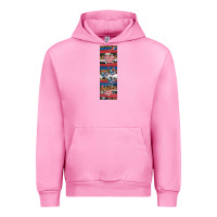 Fuchsia Pink usa flag and western patterns  penwraps 1 Urban Hoodie - Artiststas